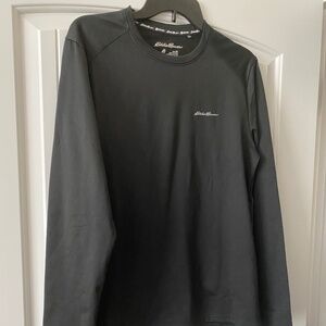 Eddie Bauer, Fleece Lined, Medium, Free Dry, Men's long sleeve top